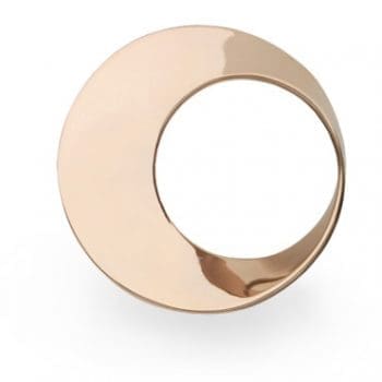 Mobius Twist Rose Gold 16.5mm Pendant